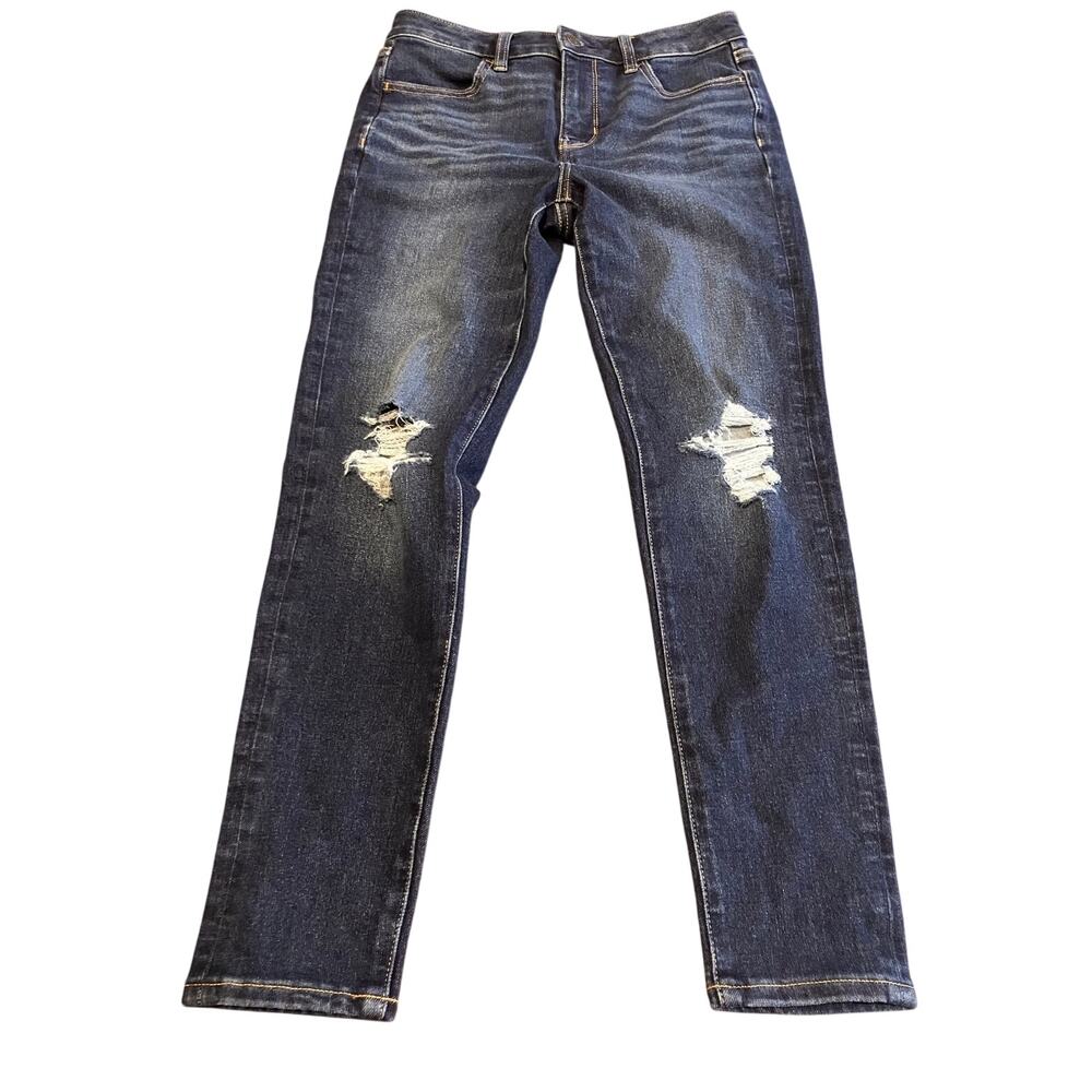 American Eagle Women's Size 6 28W Dream Jeans Jeggings High Rise‎ Dark Wash NWT